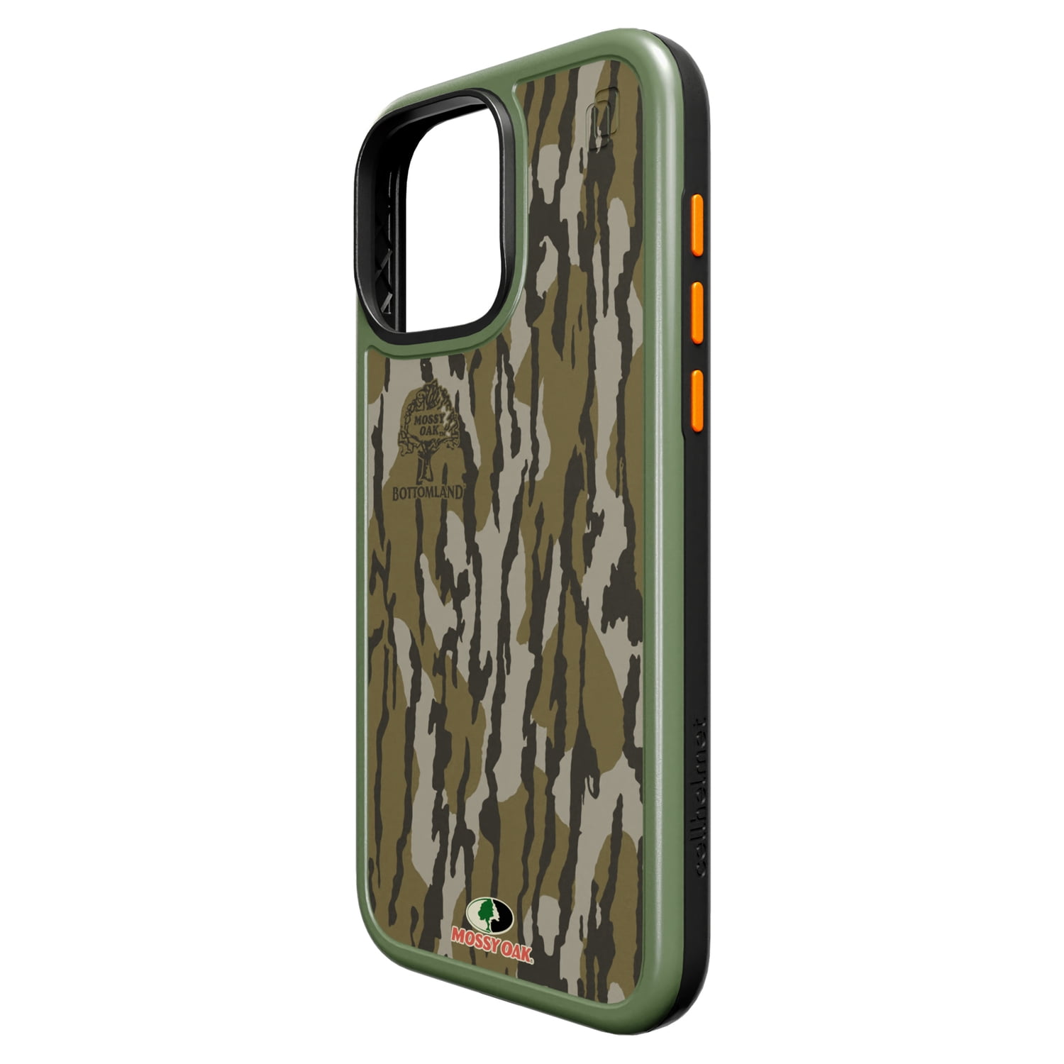 cellhelmet Fortitude Series Case (iPhone 16 Pro Max; Mossy Oak Bottom Lands), CF-107-MO