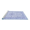 thumbnail image 2 of Ahgly Company Machine Washable Indoor Round Persian Blue Traditional Area Rugs, 3' Round, 2 of 4
