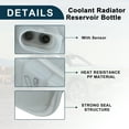 thumbnail image 4 of Tanque de expansión de agua del reservorio de refrigerante con sensor para Audi Q5 2017 No.8K0121405N, 4 of 7