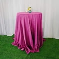 thumbnail image 3 of BalsaCircle 120" Fuchsia Round Polyester Tablecloth Wedding Table Linens, 3 of 7