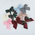 thumbnail image 3 of 10PCS Christmas Fabric Bows Easy to Maintain Shape for Tree Decoration and Gift, 3 of 8