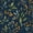 Blue, variant on Peacock Floral Dark Green Wallpaper, Vintage Floral Rustic peel and stick wallpaper, waterproof, Home Decor for Living Room, Bedroom, Bathroom, Kitchen Cabinet, Dorm Room [17.7 * 118 in]