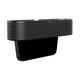 thumbnail image 1 of Organizador para el hueco del asiento del coche con portavasos para gafas de sol y teléfonos móviles Negro, 1 of 9
