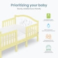 thumbnail image 2 of Dream On Me Rosie Toddler Bed in Yellow, 2 of 11
