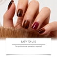 thumbnail image 6 of Tarmeek Cat Eye Press on Nails Glowing Black Brown Full Cover Reusable False Nails with Adhesive Included, Artificial Nails for Women Manicure Set, 6 of 9