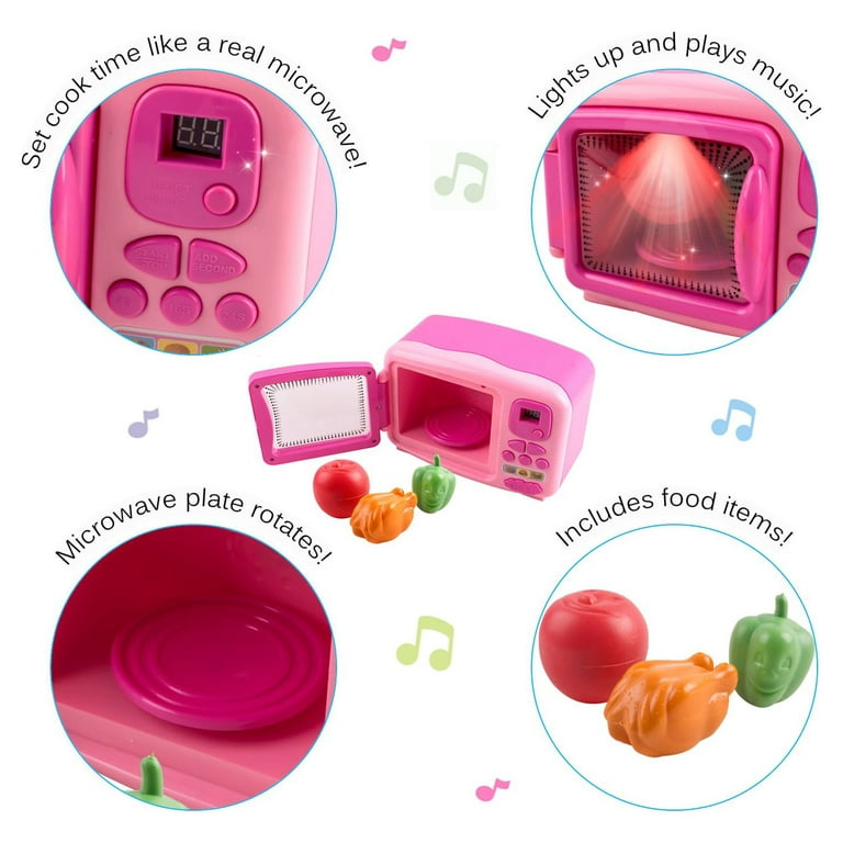 Play@Home Microwave Oven Toy ❤ Cooking Play Set For Kids ❤ Make