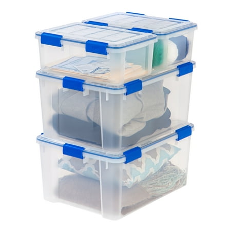 ziploc storage weathershield quart box clear pack walmart