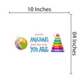 thumbnail image 3 of KIDS ROOM - Vinyl Inspirational Quotes Décor - You Are Amazing Just The Way You Are - Multicolored Kids Toys Design Home Kids Bedroom Wall Decal Sticker 10" x 4", 3 of 5