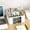 White, variant on 100Fens Desk Organizer With 2 Drawer Multi Functional Pencil For Desk Desk Organizers And Accessories With 5 Compartments Drawer For Office With Study Supplies