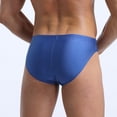 thumbnail image 3 of Ketyyh-chn99 Maillot de Bain pour Hommes Short de Bain pour Hommes avec Doublure de Compression Maillot de Bain Slip Short de Planche Bleu Foncé,L, 3 of 5