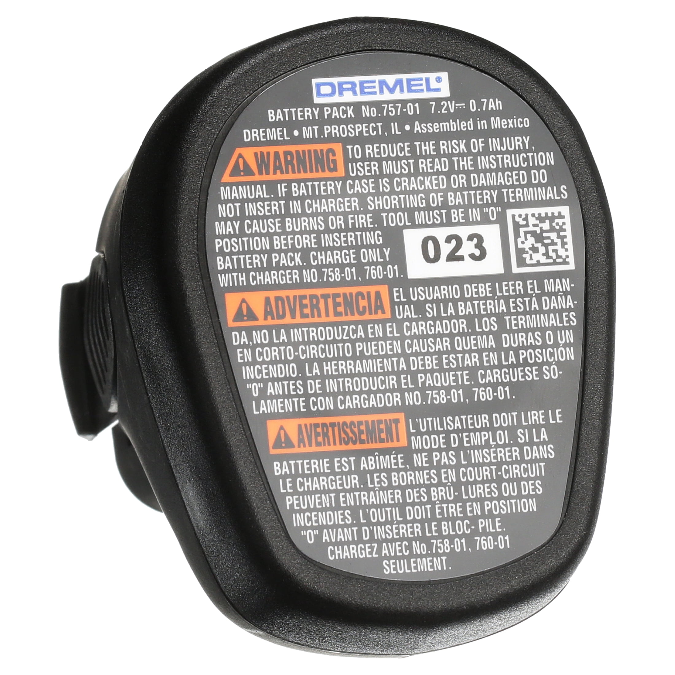 Dremel 7.2 v battery pack no 757 hot sale