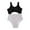 Black, variant on Girls Bathing Suit Size 2-10 Years - Cute Toddler Swimsuit Girl Adjustable One Piece Swimwear for Summer Beach Vocation(Green,8-9 Years)