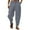 a-Grey1735, variant on Mens Solid Color Striped Harem Pants Elastic Waist Drawstring Side Pockets Lightweight Breathable Casual Trousers For Streetwear Daily Wear Fashionable Bottoms