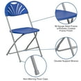 thumbnail image 6 of Flash Furniture Blue Plastic Folding Chair,PK8 8-LE-L-4-BL-GG, 6 of 9