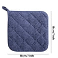 thumbnail image 3 of pstuiky Thickened Square Placemat Cloth Coated Insulation Mat Heat Resistant Pot Mat & Cup Mat Spill-Absorbing Towel Cloth Material for Dining Table & Kitchen Countertop, 3 of 4