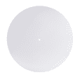 thumbnail image 3 of 300mm X 3mm Acrylic Slip Mat for Phonograph Turntable Vinyl Anti-Static Practical Disc Player LP Mat Vinyl Record Pad,A, 3 of 5