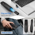 thumbnail image 4 of NSZDKBDT-2-in-1 USB Type C Presentation Clicker, Wireless Presentation Clicker PowerPoint Presenter Remote with Volume Control, Powerpoint Clicker with Slide Advancer for Computer/Laptop/Mac, 4 of 4