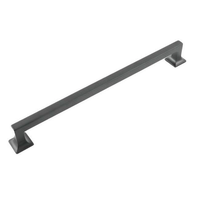 Hickory Hardware P3027-MB 12 Pouces Centre à Centre Studio Collection Pull&44; Finition Noire Mate