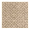 thumbnail image 3 of Unique Loom Trellis Shag Collection Area Rug - Ruth (10' Square Light Brown/Ivory), 3 of 11