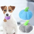 thumbnail image 4 of opvise Puppy Squeaky Toy Pet Pumpkin Shape Plush Chew Toys Dog Interactive Reduces Boredom Squeaky Toy for Small Doggy Random Color, 4 of 8