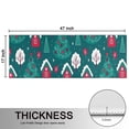 thumbnail image 5 of Kitchen Rugs Sets Of 2,Dark Teal Christmas Village Pattern Anti Fatigue Kitchen Mat Rugs Non Slip Washable,Decorative Kitchen Floor Mats for Kitchen,Sink,Laundry,17"X47", 5 of 5