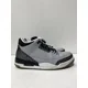 thumbnail image 3 of Ni - ke Ni - ke Air Jordan 3 Grey Leather Men Shoes Size 10.5, 3 of 5
