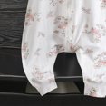 thumbnail image 5 of 9-12 Months Infant Unisex Fall Winter Cartoon Print Romper,Vertical Rib Full Front Zip Long Sleeve Baby Jumpsuit 3 6 9 12 18 Months,Light Pink, 5 of 5