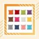 thumbnail image 2 of Bewildely Funda de cojín cómoda de pana multicolor, decoración para sala de estar, funda de almohada para sofá Decoración del hogar gris 45*45cm, 2 of 6