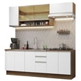 thumbnail image 1 of Cocina Integral 240cm Marrón/Blanco Glamy Madesa 03, 1 of 5