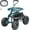 Green, variant on VEVOR Rolling Garden Cart with Seat, 360°Rotating Garden Stool for Planting, Wagon Scooter with Steering Handle & Utility Tool Tray, Suitable for Patio, Yard, and Outdoors, Green