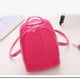 thumbnail image 4 of Mochila de gelatina de tamaño mediano Mochila de color caramelo para niñas adolescentes Mochila impermeable de silicona Mochila escolar para mujeres (Rosa roja), 4 of 4