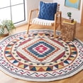 thumbnail image 2 of SAFAVIEH Aspen Malvena Southwestern Wool Area Rug, Rust/Ivory, 7' x 7' Round, 2 of 7