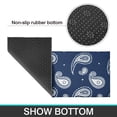 thumbnail image 6 of Blue Pioneer Flower and Paisley Pattern Kitchen Rugs Sets Of 2,Anti Fatigue Kitchen Mat Rugs Non Slip Washable,Decorative Kitchen Floor Mats for Kitchen,Sink,Laundry,17"x30"+17"x47", 6 of 7
