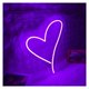 thumbnail image 2 of Letrero De Neón Con Forma Corazón Luz , Nocturna Regulable Alimentada Por USB Para Decoración Pared 30cmx30cm, 2 of 6