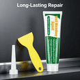 thumbnail image 4 of VELIMO 2026 New 130Ml Drywall Repair,Wall Repair Paint,Putty Wall Mending Spackle Wall Repair Patch with Scraper,Hole Drywall Patches,Sandpaper Wall Surface Hole Fill for Home, Office, Wall, 4 of 5