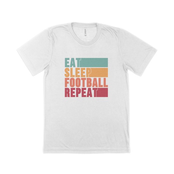 Eat Sleep Football Unisex Viscose T-Shirt