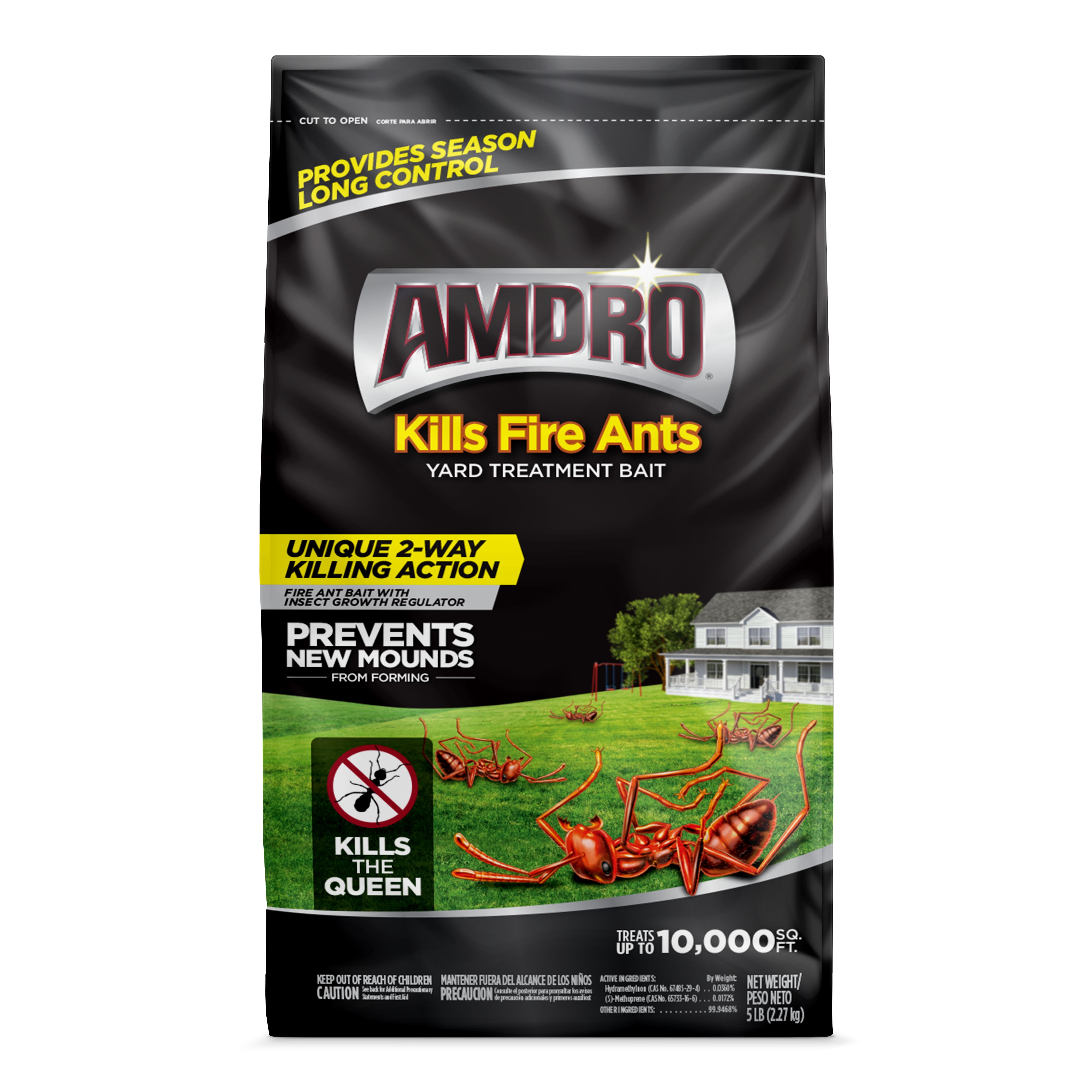 Amdro Fire Ant Killer Yard Treatment Bait, 5 Pounds