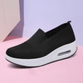 thumbnail image 1 of Mocasines casuales para mujer Zapatos planos cómodos para correr acolchados para deportes al aire libre JShteea El nuevo, 1 of 6