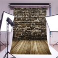 thumbnail image 2 of BSDHOME Polyester Brick Wall Retro Photo Studio Background for Children Photography Backdrop 5x7ft, 2 of 4
