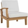 thumbnail image 4 of Modway Marina 6-Piece Outdoor Patio Teak Sofa Set in Natural White, 4 of 8