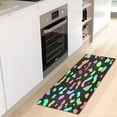 thumbnail image 6 of GZHJMY Neon Color Bathroom Rug Mat,Soft and Absorbent Bath Mats Non-Slip Carpet Machine Washable Kitchen Mat for Bathroom, Tub and Shower 39x20in Carpet Runner, 6 of 7