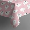 thumbnail image 4 of Halloween Ghosts Cute Spooky Table Cloth Waterproof Tablecloths Spill-Proof Soft Table Covers for Parties Holiday Dinner Wipeable Tabletop Cover Rectangle 60x120 Inch, 4 of 6
