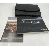 2010 Hyundai Santa Fe Owners Manual Handbook Set with Case OEM I03B08028