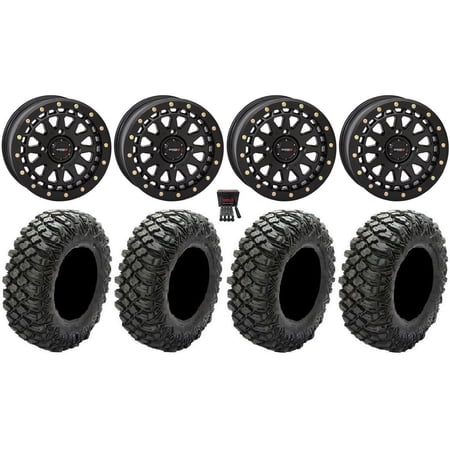 System 3 SB-6 15 Wheels Black (4+3) 33 Crawler XR Tires Polaris RZR XP 1000 / PRO XP / Ranger XP 900/1000 System 3 SB-6 15 Wheels Black (4+3) 33 Crawler XR Tires Polaris RZR XP 1000 / PRO XP / Ranger XP 900/1000