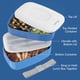 thumbnail image 5 of Bento Box Bentgo Classic con 3 compartimentos y juego de utensilios, color azul, 5 of 7