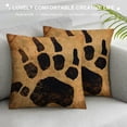 thumbnail image 3 of Qinduosi Throw Pillow Covers Vintage Lovely Black Bear Paw Print Pillowslip Square Sofa Cute  Inches Cushion Cases Pillowcases, 3 of 5