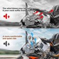thumbnail image 4 of Universal Motorcycle Adjustable Windshield Extension - Fits For (clear), 4 of 5