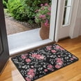thumbnail image 2 of Pioneer Flower Floral Print Pattern Door Rugs,Washable Non Slip Door Mats Indoor,Decorative Door Mats,Entry Mat Indoor for Entrance,Bedroom,Kitchen,Bathroom,30"x17", 2 of 6