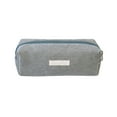 thumbnail image 1 of Retro Corduroy Solid Color Pencil Case Large Capacity Student Stationery Storage Bag Clutch Bag, 1 of 7
