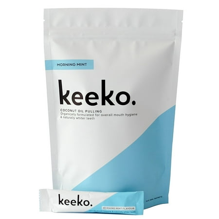 Keeko - Natural/Organic Oil STF9 Pulling Sachets (Morning Mint) (14 Packets (2 Week Course))